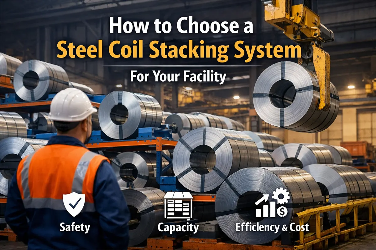 Choosing the right steel coil stacking system for safe and efficient industrial storage
