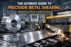 Precision rotary slitter knives and spacers for high-speed metal slitting lines.