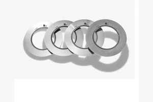 High-precision TKM rotary slitter knives and spacers with GLT Mühendislik engineering support for global metal and automotive industries.