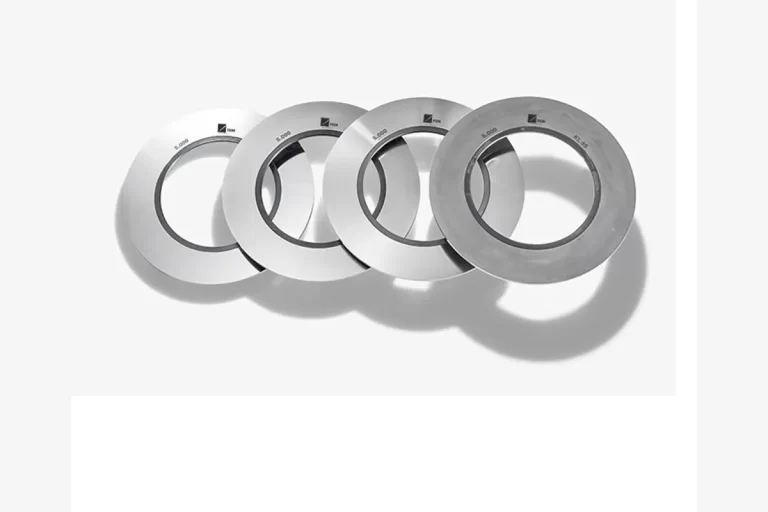 High-precision TKM rotary slitter knives and spacers with GLT Mühendislik engineering support for global metal and automotive industries.