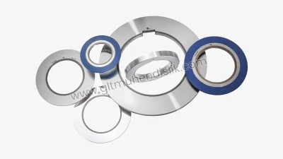 High-precision rotary slitter knives and tools with mirror finish - 0.5 micron tolerance - GLT Engineering.