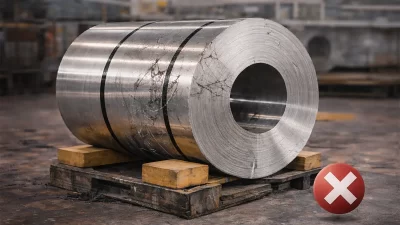 Engineered polymer blocks protecting sensitive aluminum coil surfaces in a clean warehouse environment.